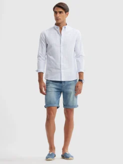 CAMISA OXFORD SUNNY CELESTE