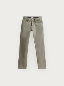 PANTALON 5 POCKETS KIDS VERDE